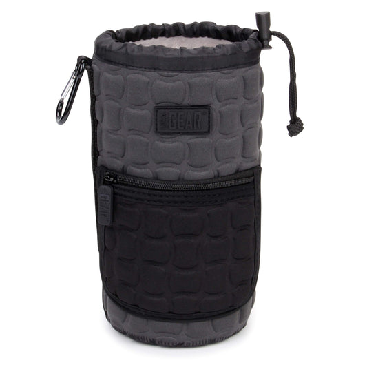 USA Gear FlexARMOR-X Large Lens Case Pouch with Deluxe Padded Neoprene Protection - Fits Camera Lenses up to 7.87" x 3.80", Drawstring Opening