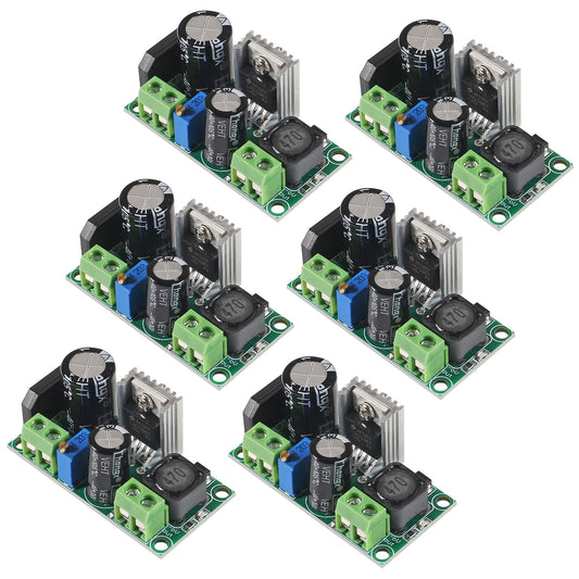 6PCS AC/DC to DC Step Down Buck Converter AC 5-30V DC 5-48V 24V 36V 48V to DC 2.5-35V 12V Voltage Regulator Board 2A Adjustable Volt Power Supply…