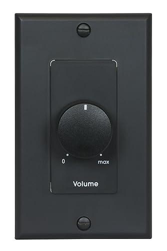 Lowell 50LVC-DB 50 Watt 100/75/25 Volt Remote Volume Control (Decora Black)
