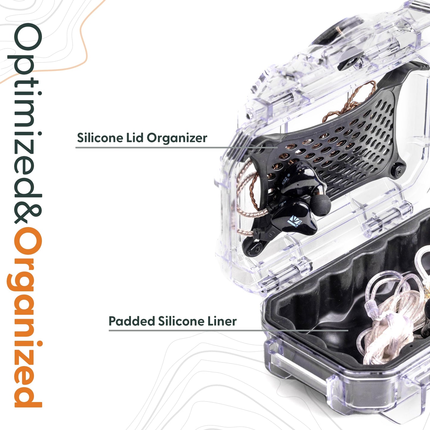 Evergreen | in Ear Monitor Protective Cases for IEM - Compatible with KZ ZS10 Pro, ZST, ZEX, AS10, AS16, ZSN Pro X, YINYOO, TANGZU, Moondrop, Shure