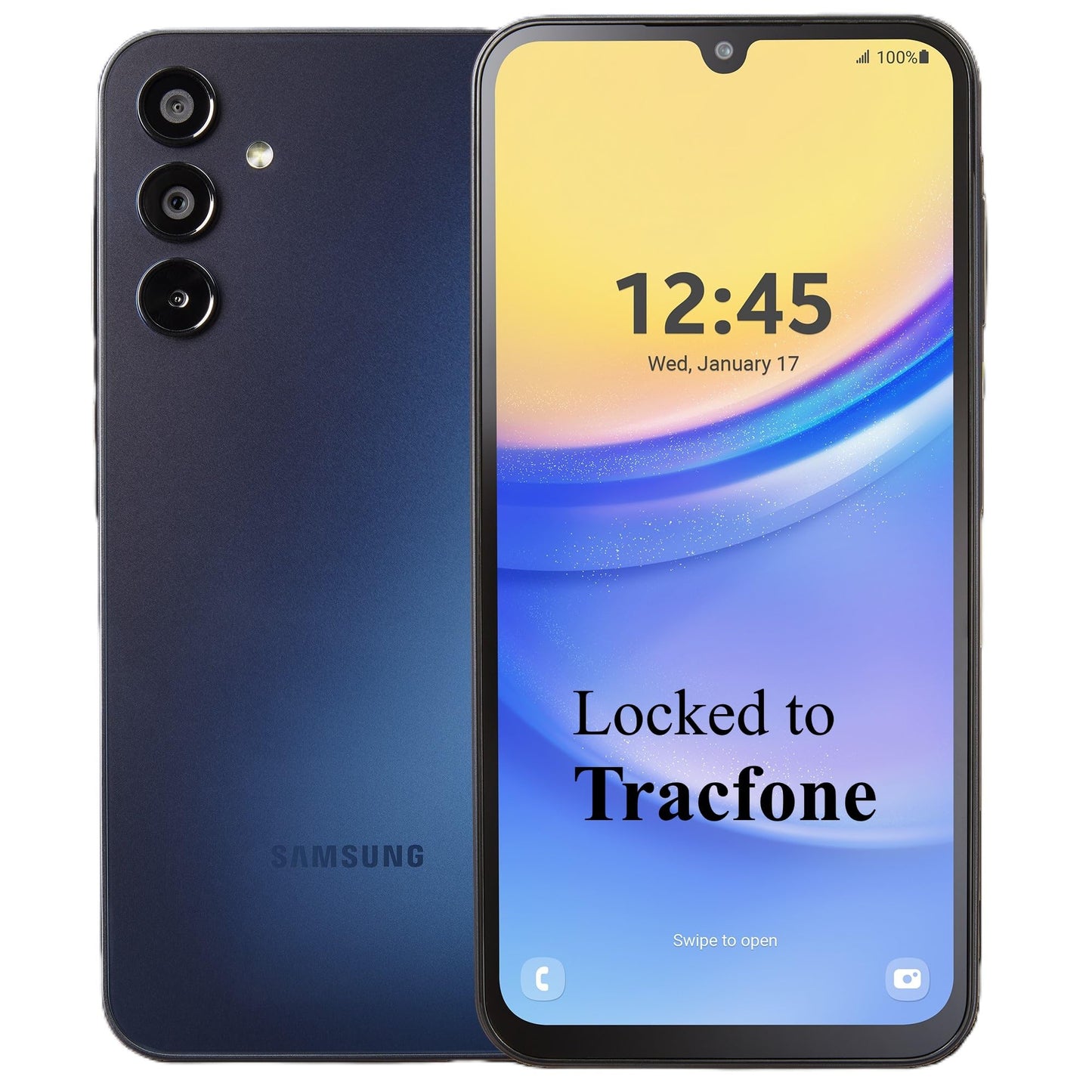 [Activation Promotion] Tracfone Samsung A15 5G Locked Prepaid Smartphone, 64GB, Black - Includes $20 Unlimited Talk, Text, & 4GB Data 30-Day Plan