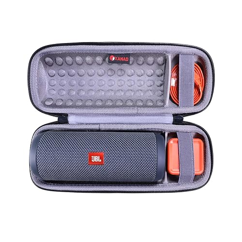 XANAD Case for JBL Flip 4/3 or Flip Essential 2/1 or Sonos Roam 2/1 Waterproof Portable Bluetooth Speaker Speaker Hard Storage Carrying Protective Bag