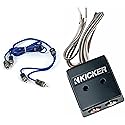 Kicker 46KISLOC K-Series Interconnect, Speaker to RCA W/Line-Out Converter & 46KI21 1 Meter 2-Channel Signal Cable