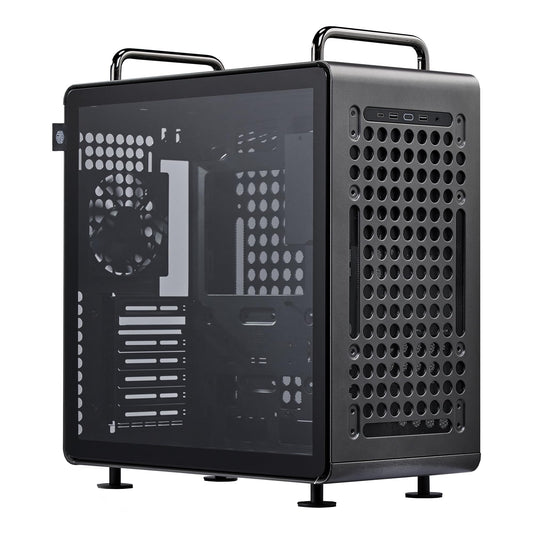Cooler Master QUBE 540 ATX Mid-Tower PC Case, High Airflow, Tempered Glass