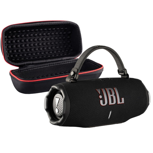 JBL Charge 6 Portable Bluetooth Speaker (Black) | IP68 Waterproof, DustProof, and DropProof, Outdoor Wireless Audio |28Hrs Playtime + Travel Case
