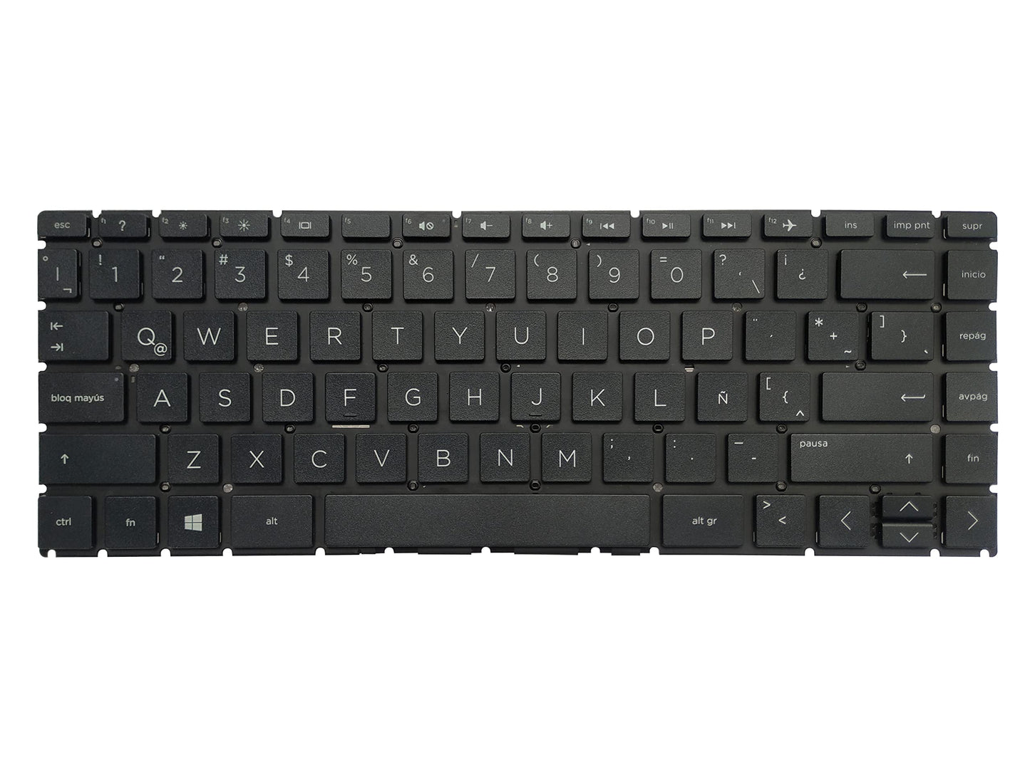 Laptop Replacement Keyboard Compatible for HP 240 G8 245 G8 246 G8 14-CF0013DX 14-DK0002DX 14-DK0028WM 14s-cf1000 14s-cf2000 Latin Layout Black No