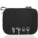 Digital Accessory Pouch - Portable Travel Organizer Bag for Cables, Chargers, Earphones, Power Banks & Tech Gadgets - Water Repellent Zipper Storage