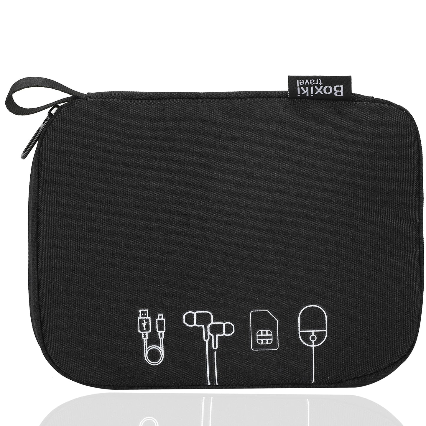 Digital Accessory Pouch - Portable Travel Organizer Bag for Cables, Chargers, Earphones, Power Banks & Tech Gadgets - Water Repellent Zipper Storage