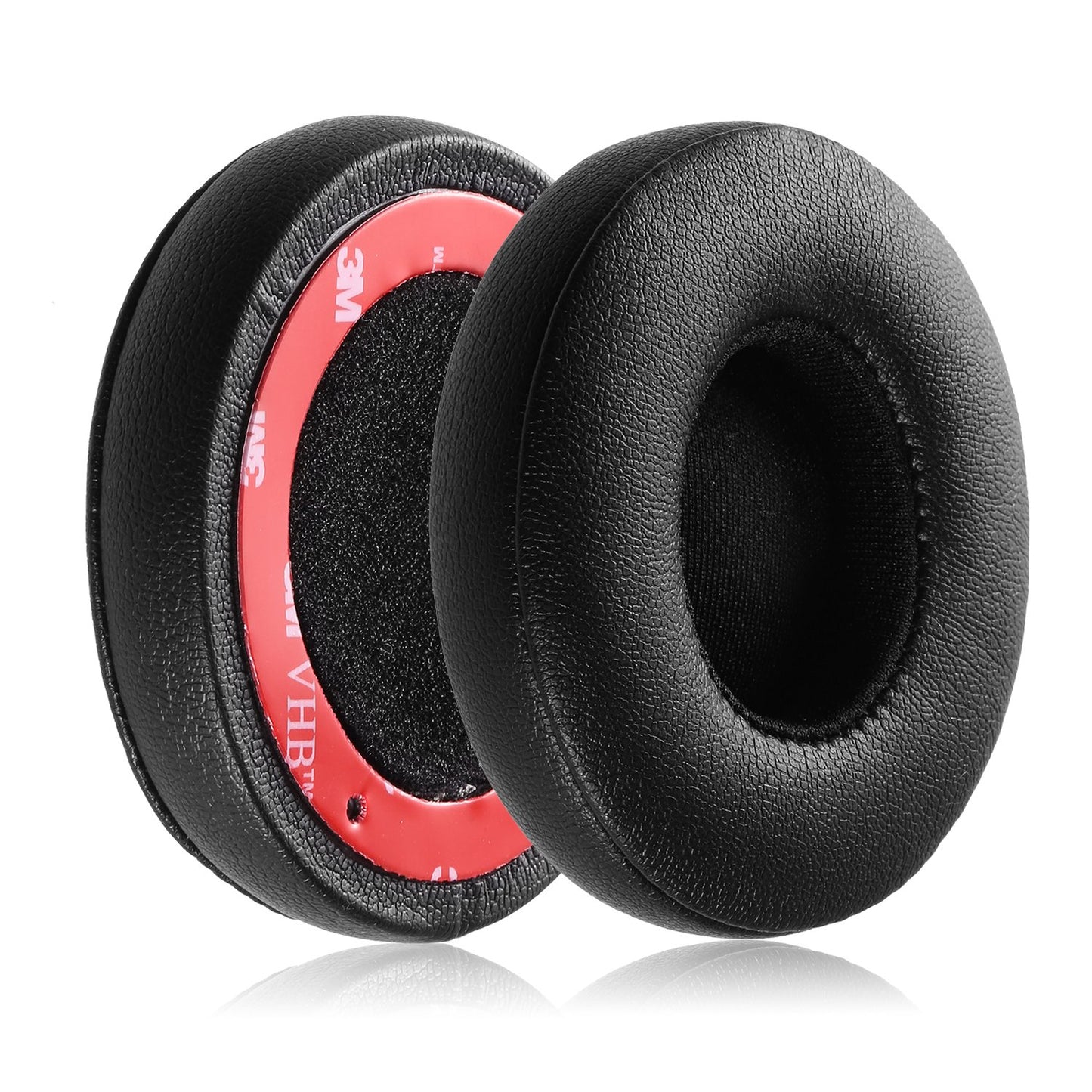 Solo 2 Wired Replacement Earpads - JARMOR Protein Leather & Memory Foam Ear Cushion Pads for Beats Solo2 Wired On-Ear Headphones by Dr. Dre ONLY (NOT