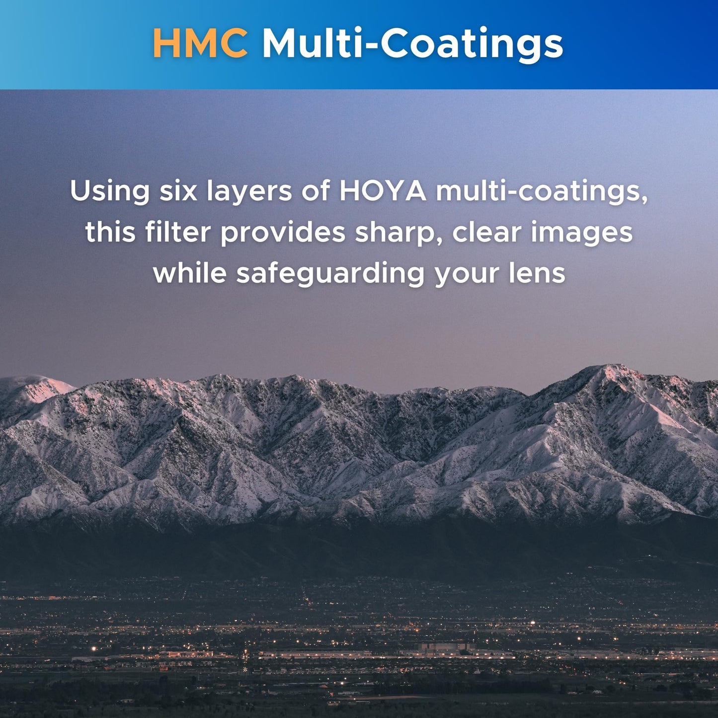 Hoya Alpha II MC Camera Lens Protector, 77mm Filter - Ideal for Beginners, Improved Glass, 93.7% Light Transmission, Thinner Frame, 6-Layer Hoya
