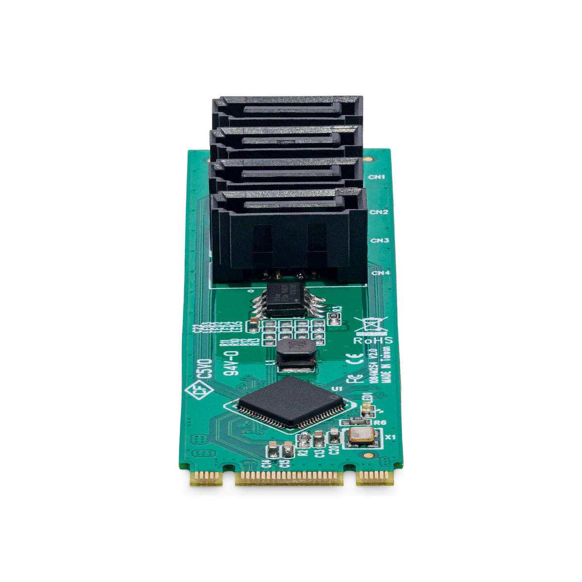 StarTech 4-Port M.2 PCIe 3.0 to SATA Card, 6Gbps, Trim (4P-SATA-M2-ADAPTER)
