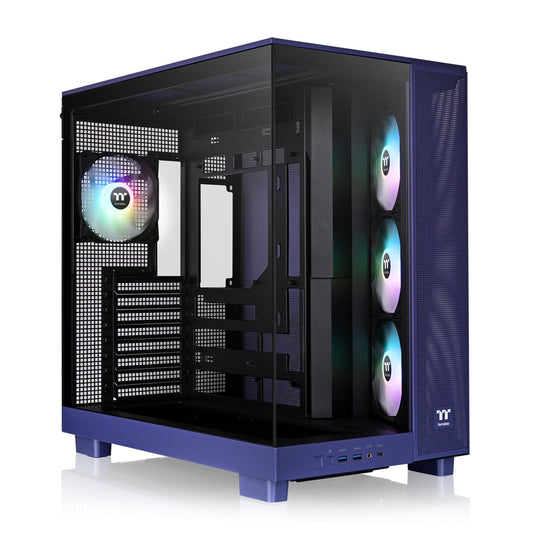 Thermaltake View 380 XL TG ARGB; 4x120mm ARGB Lite Fans Included; 360mm Radiator Support; 420mm GPU Clearance; Hidden Connector Support; Dual Chamber;
