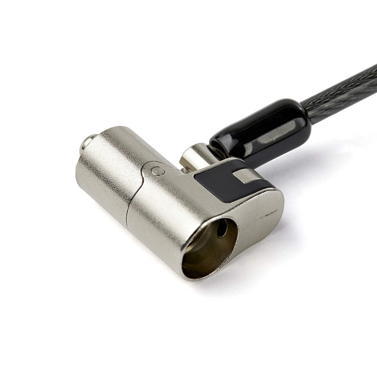 StarTech 6.6ft (2m) 3-in-1 Universal Laptop Cable Lock, TAA, Nano Wedge