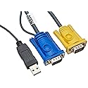 Aten Technology 2L5202UP 6-Feet PS/2 to USB Intelligent KVM Cable