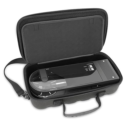 CASEMATIX Travel Case Compatible with Audio-technica AT-SB727 Portable Turntable Sound Burger Vinyl Record Player - Includes Carry Case Only