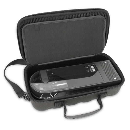 CASEMATIX Travel Case Compatible with Audio-technica AT-SB727 Portable Turntable Sound Burger Vinyl Record Player - Includes Carry Case Only