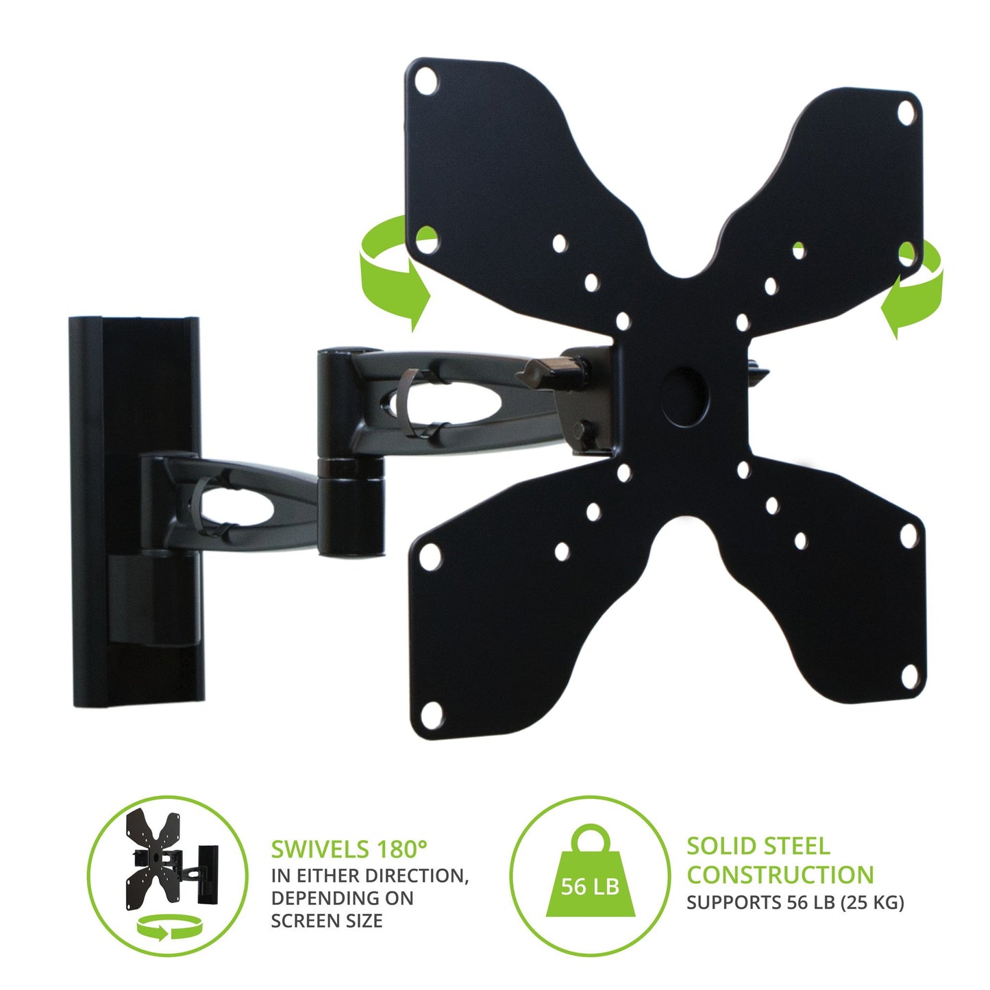Kanto L102 Full Motion Mount for 19-inch to 32-inch TVs