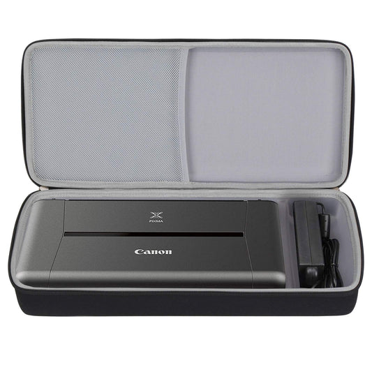 Aproca Portable Case Compatible with Canon PIXMA TR160 / TR150 / iP110 Wireless Mobile Printer, Storage Hard Bag for Accessories (Black)