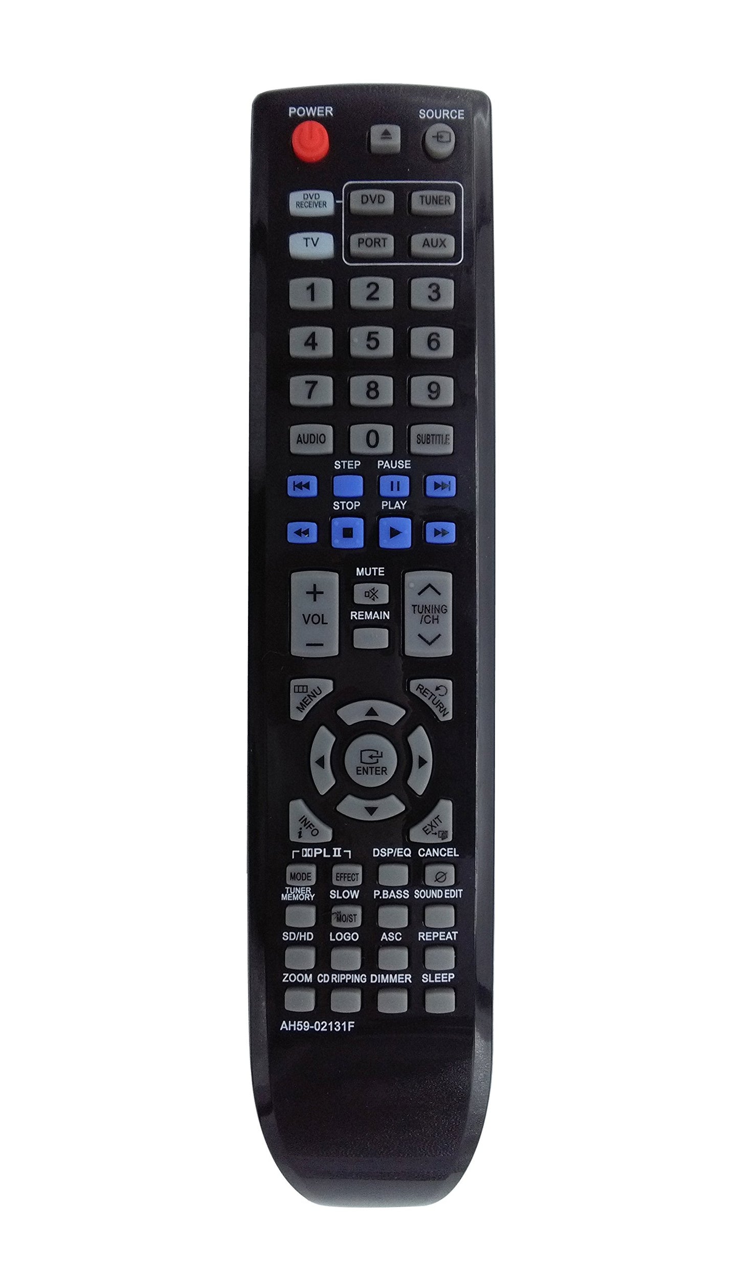 Replace AH59-02131F Remote fit for Samsung Home Theater Systems HTTZ322 HTTZ322T HTTZ322T / XAA HTTZ322T / XAC HTTZ325 HTTZ325T / XAC HTTZ425 HTTZ425T
