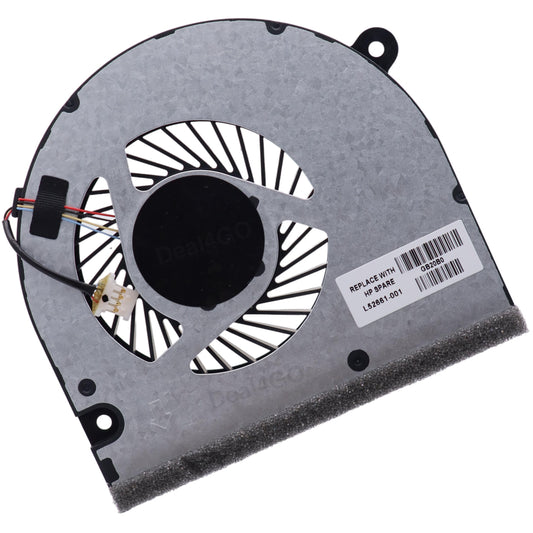 Deal4GO CPU Cooling Fan L52661-001 Replacement for HP Omen 17-CE 17M-CE 17-CE2010NR 17M-CE0013DX 17-CE1010NR (Integrated GPU), Silver