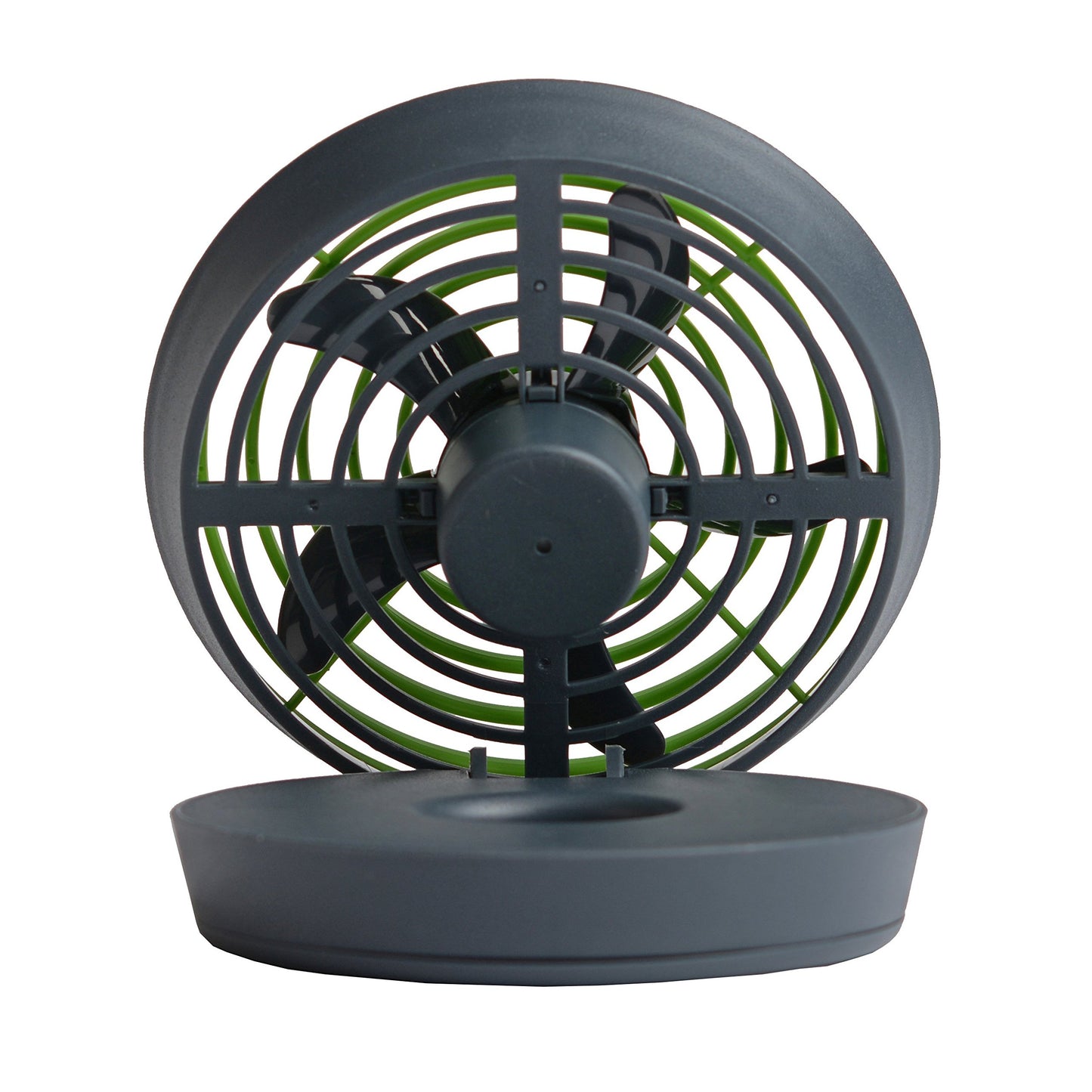 O2COOL 5 Inch Portable Fan - Battery Operated or USB Connected Cooling for Travel, Outdoor, Camping, Car and Office - Compact Folding Design