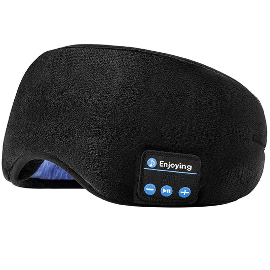 Voerou Sleep Headphones 5.2 Bluetooth Sleep Mask with Music and Ultra Thin Speakers Perfect for Sleeping, Air Travel,Meditation and Relaxation，Unique…