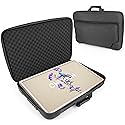 CASEMATIX Protective Carrying Case Compatible with LG StanbyME 2 27-Inch Portable Touchscreen Monitor - Travel Case with Strap and Padded Foam