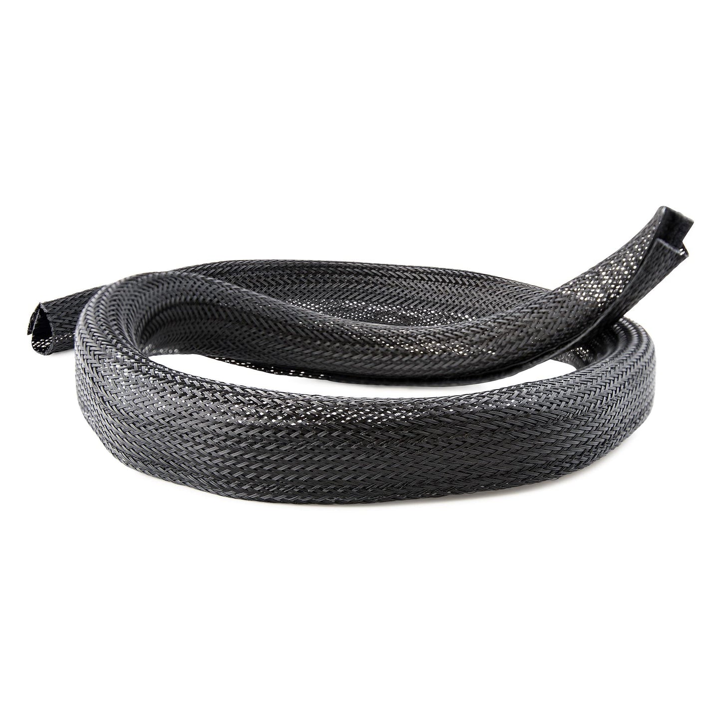 StarTech.com 10ft (3m) Cable Management Sleeve, Trimmable Heavy Duty Cable Wrap, 1.2" (3cm) Dia. Polyester Mesh Computer Cable