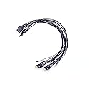 LM YN Motherboard Extension Cable Set 22AWG Silver Plating Cord Gold-Plated Plug Six Kinds POWE LED HDD LED Power SW Reset SW HD Audio Front USB