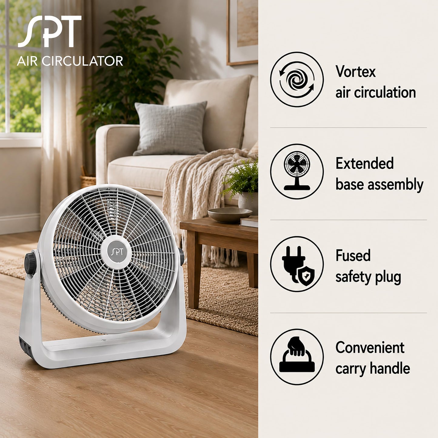 SPT SF-2001: Turbo Air Circulator