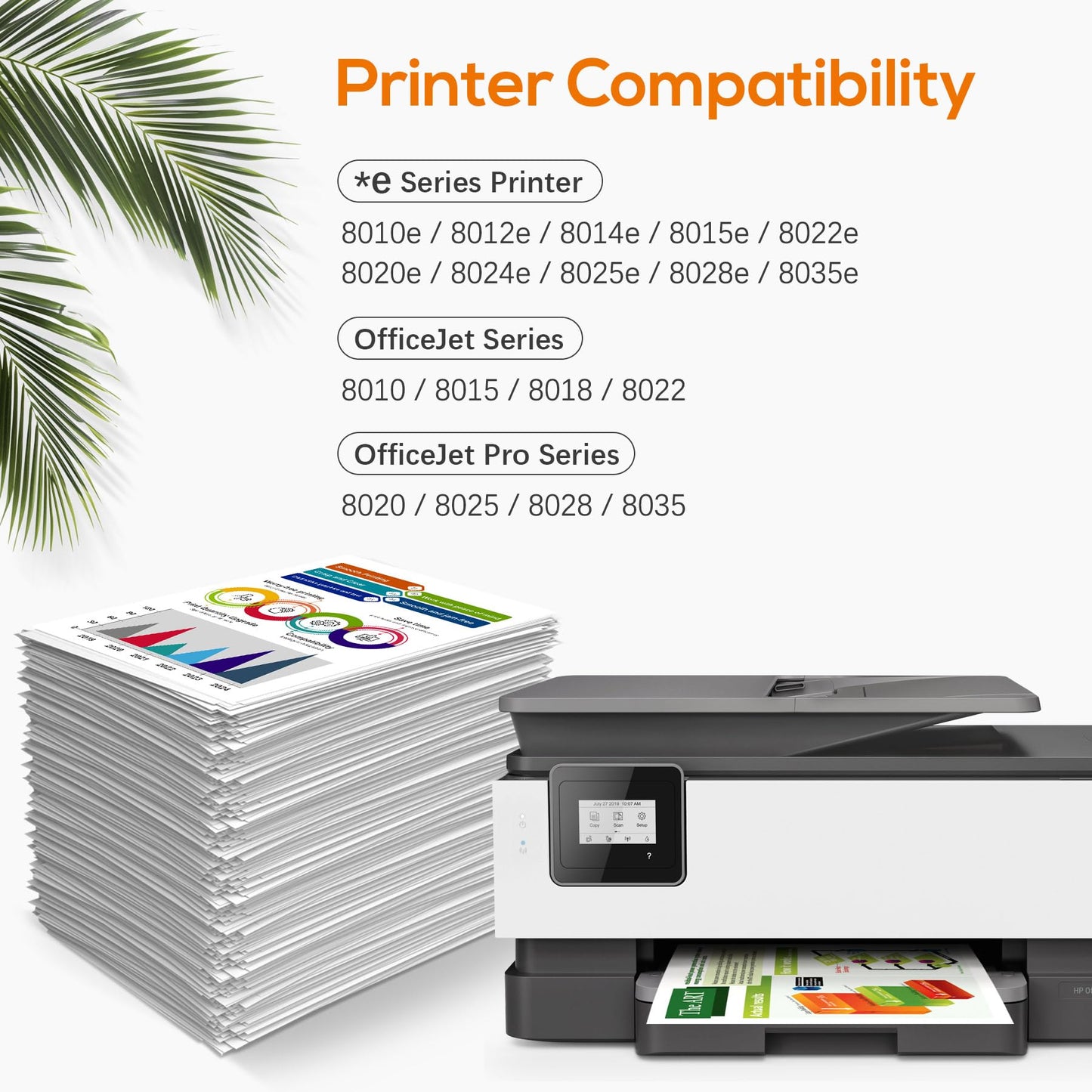 Jeostarky Remanufactured Replacement for HP 910XL Ink Cartridges Combo Pack High Yield Compatible with HP OfficeJet Pro 8015e 8025e 8035e 8010 8020