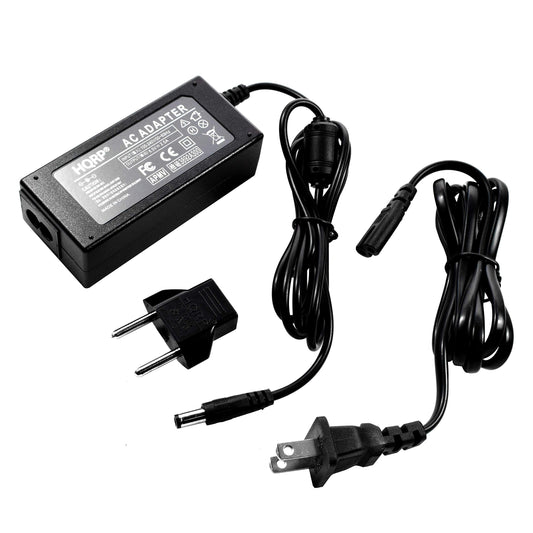 HQRP 6.5V AC Adapter Compatible with Blackstar PSU-1 PSU1FLY, Fly-3 Mini Guitar Combo Amplifier, Fly-103 Speaker Power Supply Cord + Euro Plug Adapter