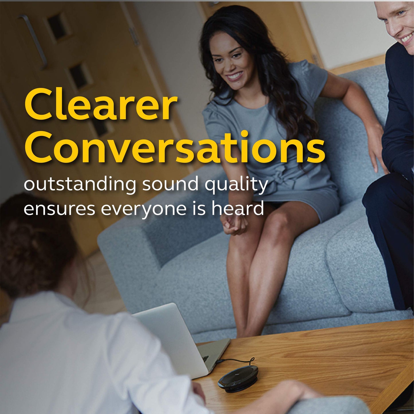Jabra Speak 510 UC Wireless Bluetooth Speakerphone - Outstanding Sound Quality, Portable Conference Speaker for Holding Meetings Anywhere - Certified