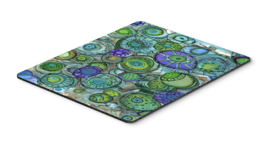 Caroline's Treasures 8962MP Abstract in Blues and Greens Mouse Pad, Hot Pad or Trivet for Home Office Gaming Working Computers Laptop Mouse