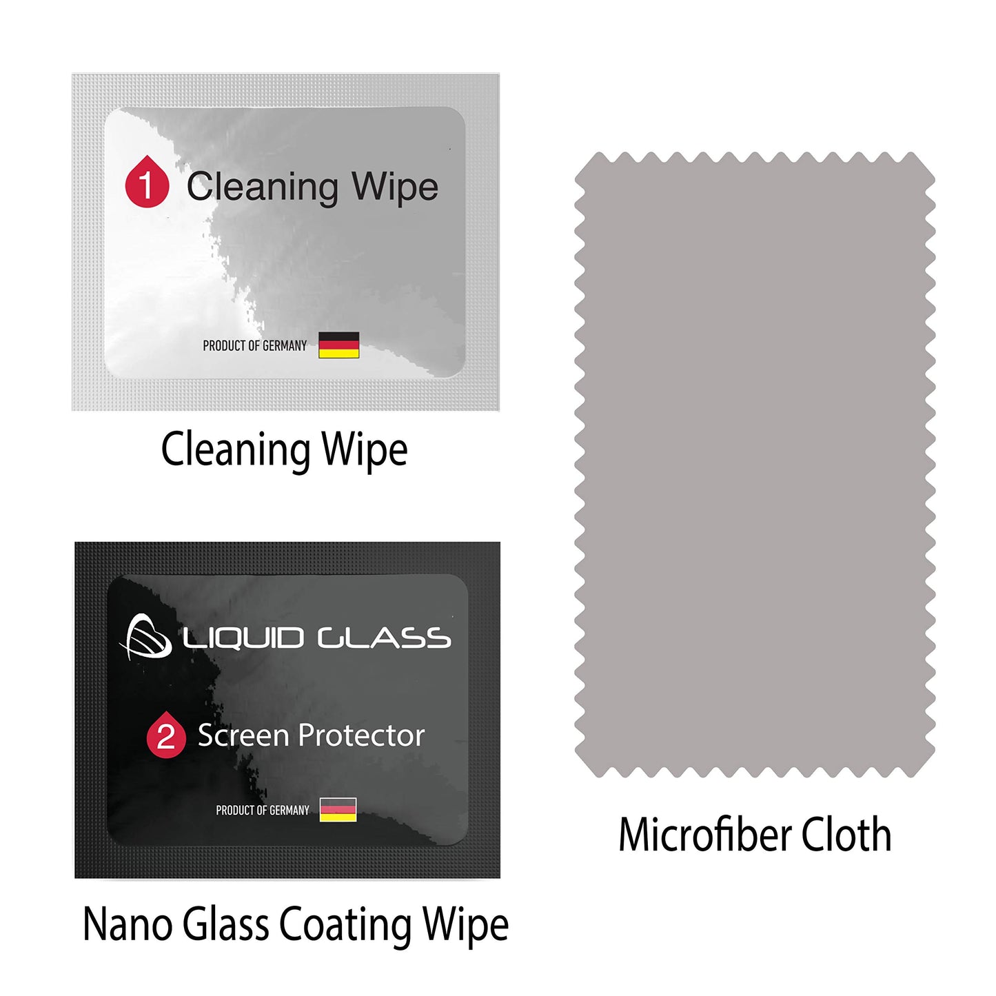 LUVVITT Liquid Glass Screen Protector Scratch and Shatter Resistant Wipe On Nano Protection for All Phones Tablets Smart Watches - Universal