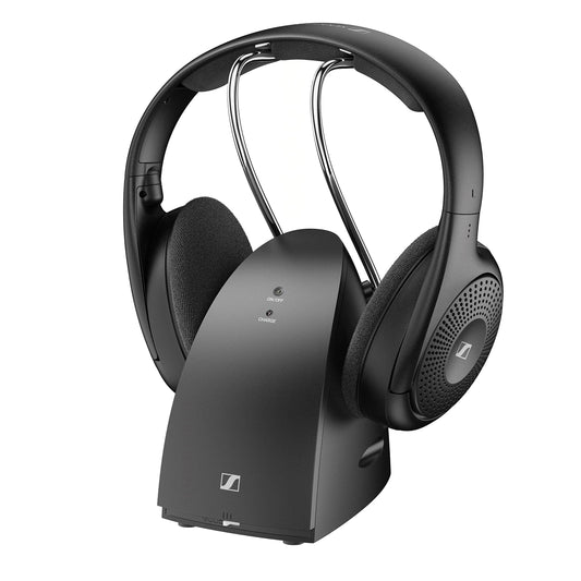 Sennheiser RS 120-W On-Ear Wireless Headphones for Crystal-Clear TV Listening with 3 Sound Modes, Lightweight Design, Easy Volume Control, 60 m Range