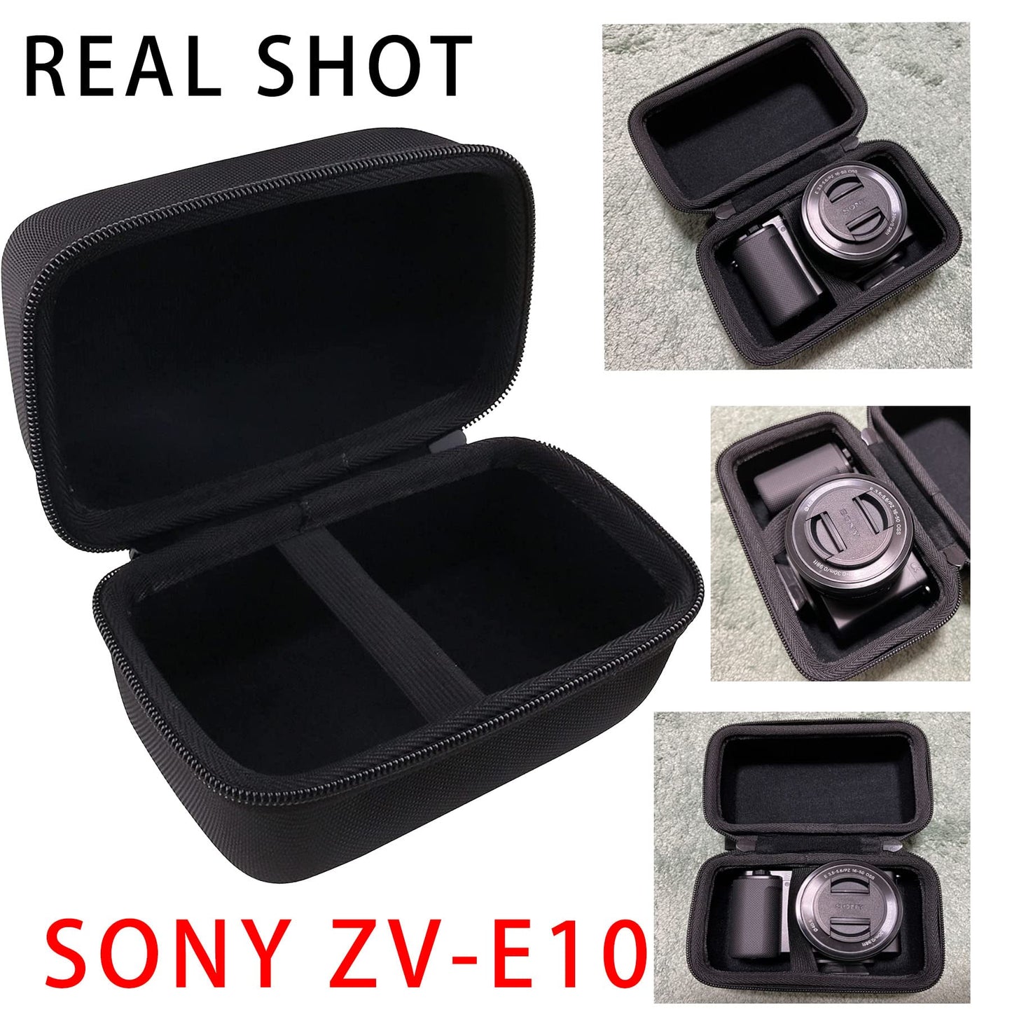 JINMEI Hard EVA Travel Case for Sony Alpha ZV-E10 Digital Camera Case