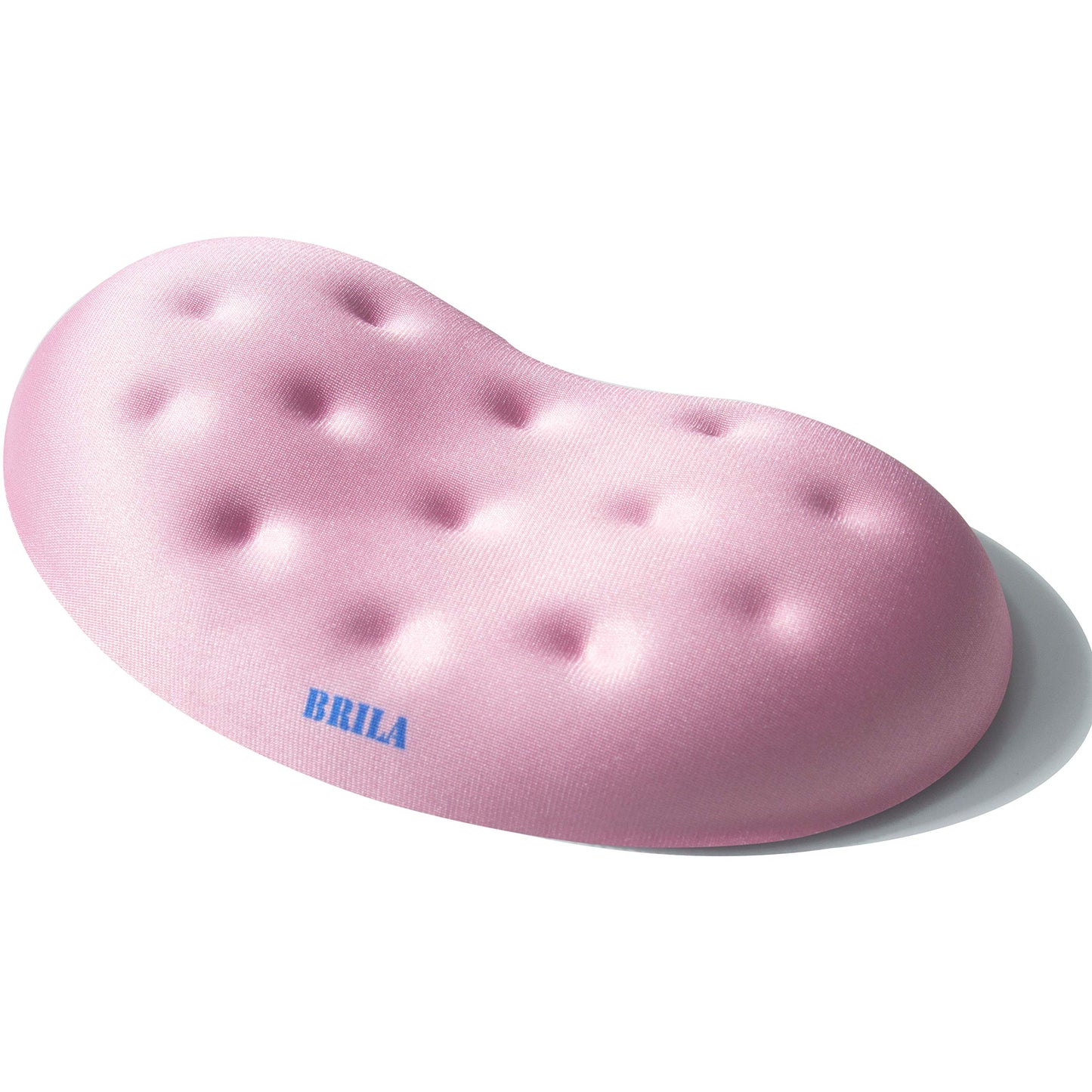 BRILA Ergonomic Memory Foam Mouse Wrist Rest Support Pad Cushion for Computer, Laptop, Office Work, PC Gaming - Massage Holes Design - Wrist Pain
