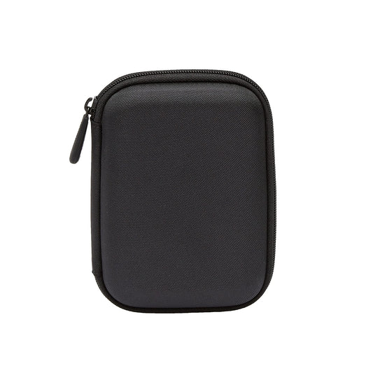 Amazon Basics Portable External Hard Drive Carrying Case with Mesh Storage, Protection, Secure Strap, Black
