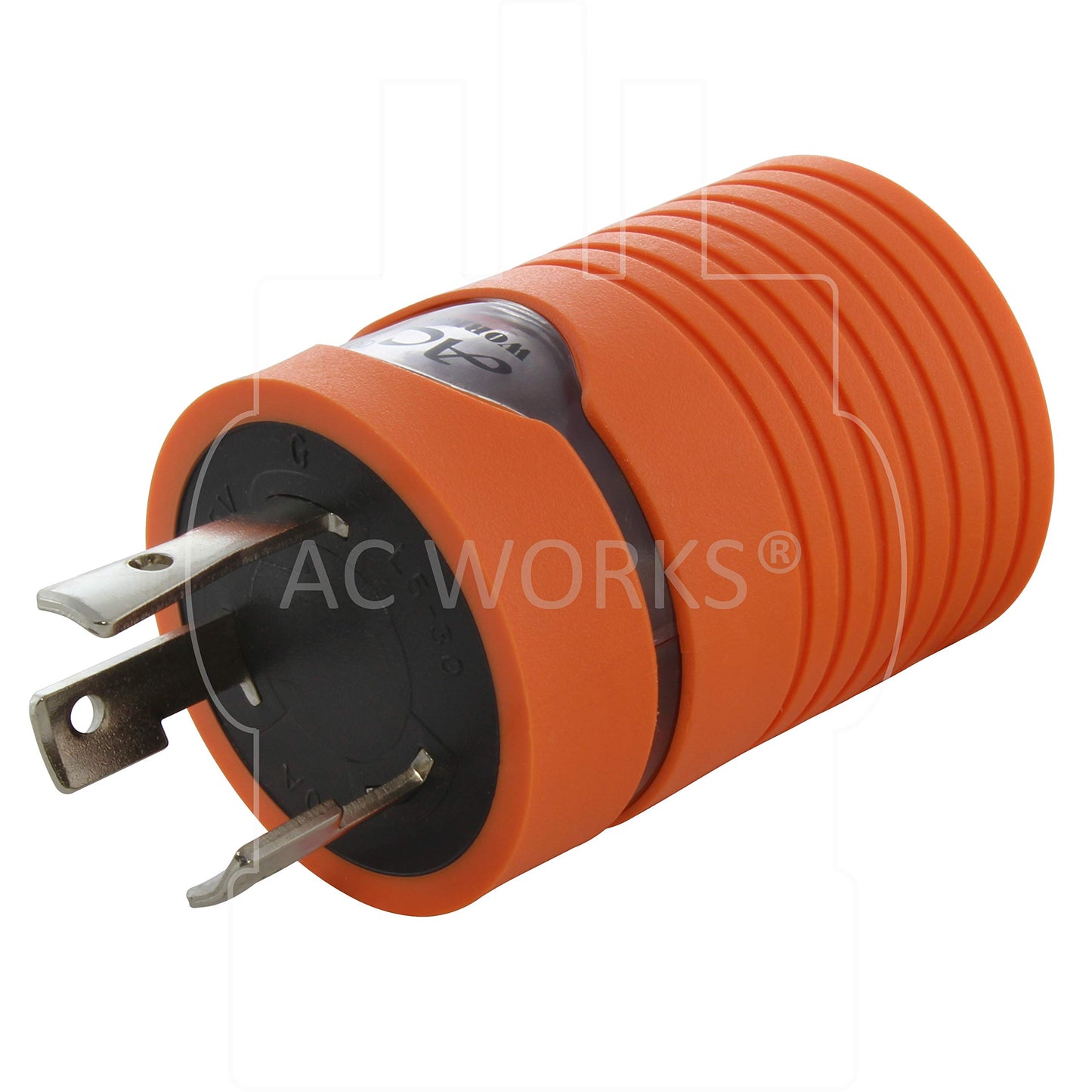 AC WORKS Shore Power Adapters (L5-30 30A Locking to 15/20A Household)