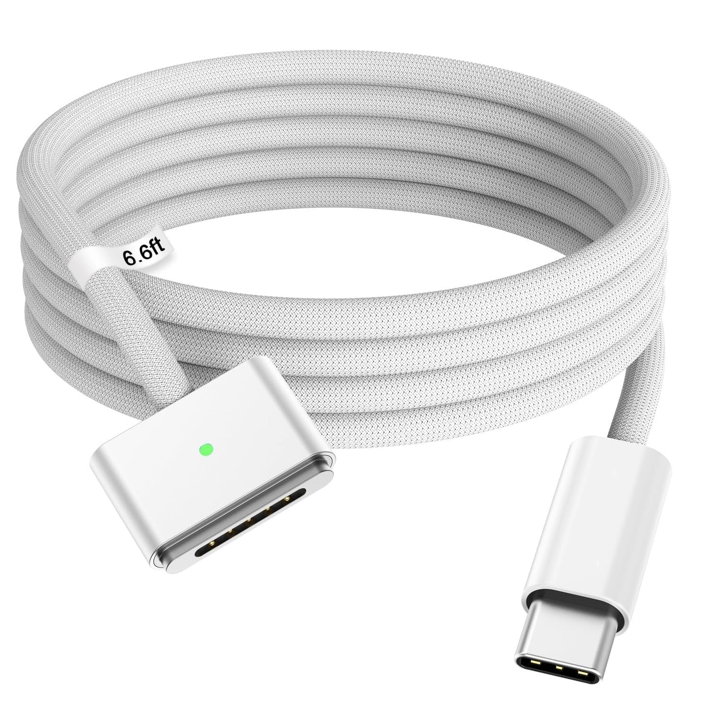 LSY Elvoes 140W 6 FT Magnetic 3 Cable, Compatible with Mac Book Pro 16 14 inch and Air 15 13 inch 2026 2025 2024 2023 2022 2021,M1 M2 M3 M4 M5(mag 3)