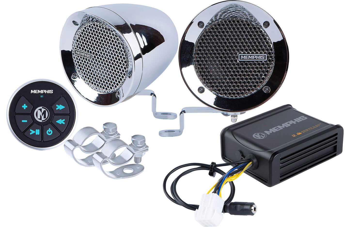 Memphis MXABMC2BT (2) Speakers+Amp+Bluetooth Control + Home Speakers