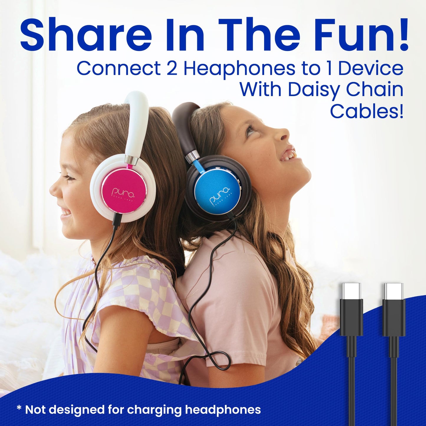 Puro Sound Labs Kids Wireless Headphones - Volume-Limiting 85dB, Built-In Mic, Studio-Grade Sound, 20-Hour Battery Life, Comfortable Fit & Easy…