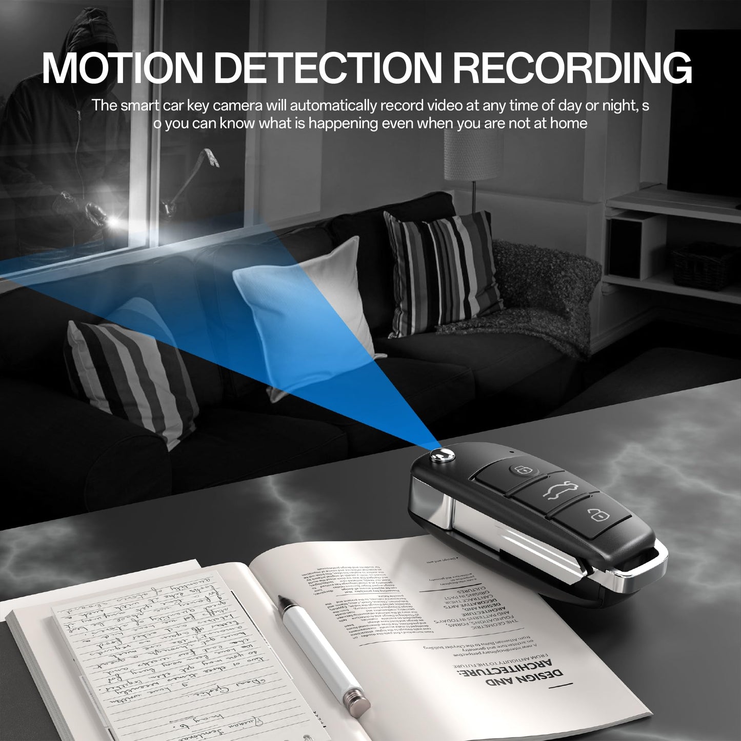 Wxndfr 1080P Mini Camera for Home 64GB Security Camera Indoor Camera with Motion Detection Night Vision