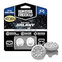 KontrolFreek FPS Freek Galaxy White for PlayStation 4 (PS4) and PlayStation 5 (PS5) | Performance Thumbsticks | 1 High-Rise, 1 Mid-Rise | White