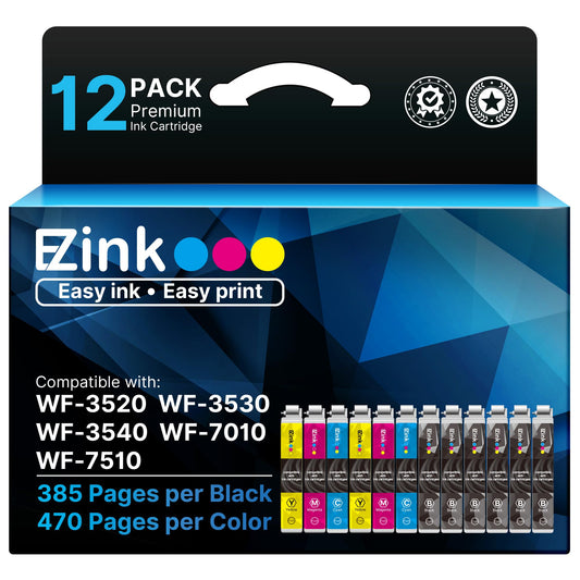 E-Z Ink Remanufactured Replacement for 126 Ink Cartridges for 126 WF-3520