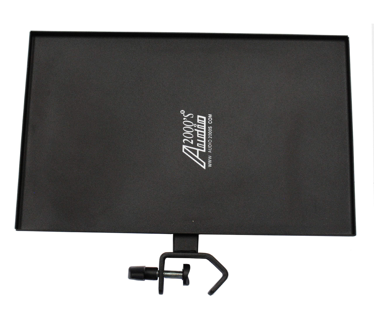 Audio2000'S AST422Z Audio Video Device Holder/Tray for Flat Panel TV/Monitor Stands and Speaker Stands with Tube Diameter of 1/2" to 2-1/2"