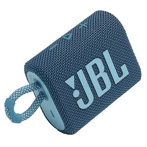JBL Go 3 - Portable Mini Bluetooth Speaker, big audio and punchy bass, IP67 waterproof and dustproof, 5 hours of playtime, speaker for home, outdoor