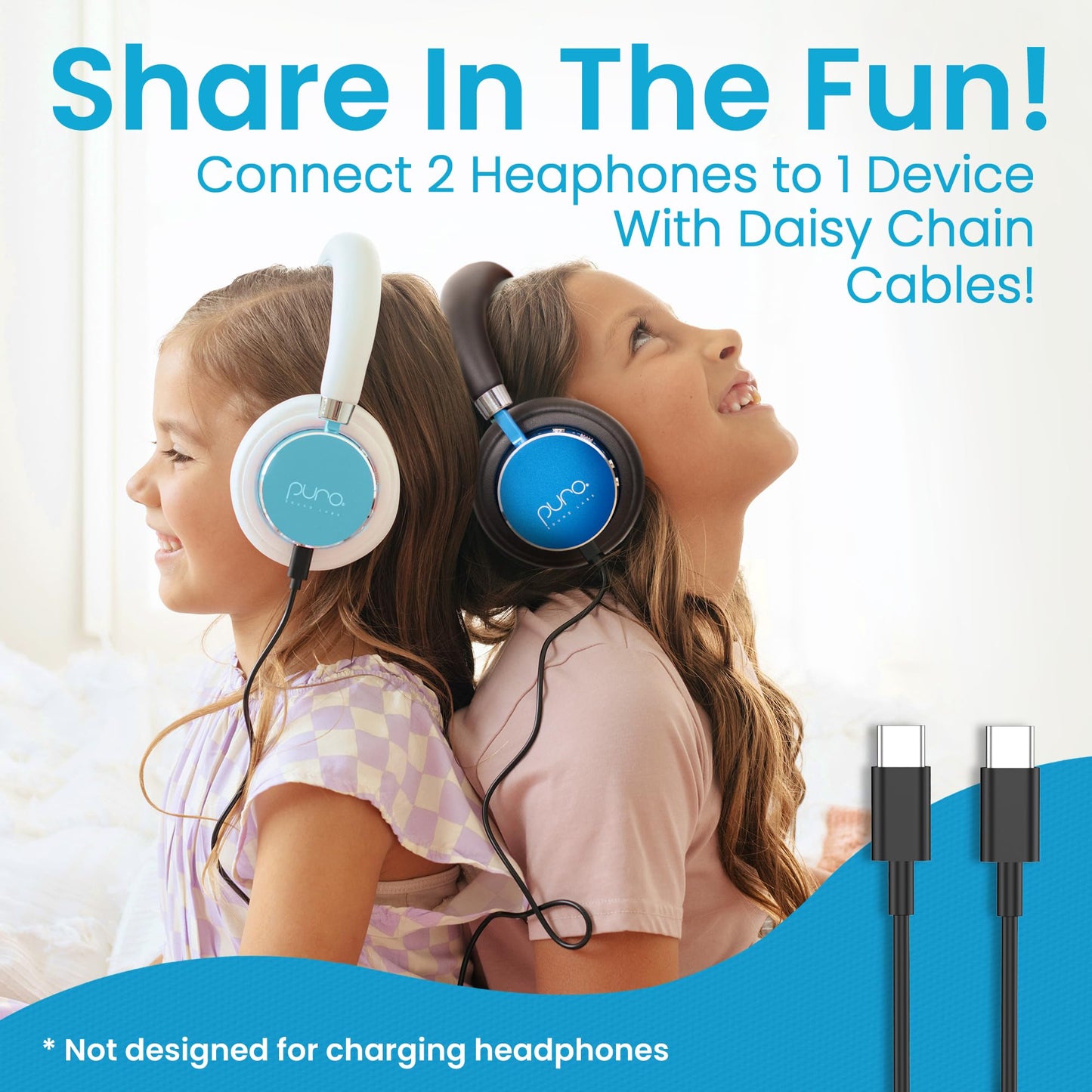 Puro Sound Labs Kids Wireless Headphones - Volume-Limiting 85dB, Built-In Mic, Studio-Grade Sound, 20-Hour Battery Life, Comfortable Fit & Easy…