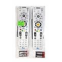 RC66X 2 Pack DirecTV RC66X IR Remote Control 2 Pack - Universal Programmable 4-Device for H24 H25 HR24 with XMP (+ All IRs), Batteries, Labels